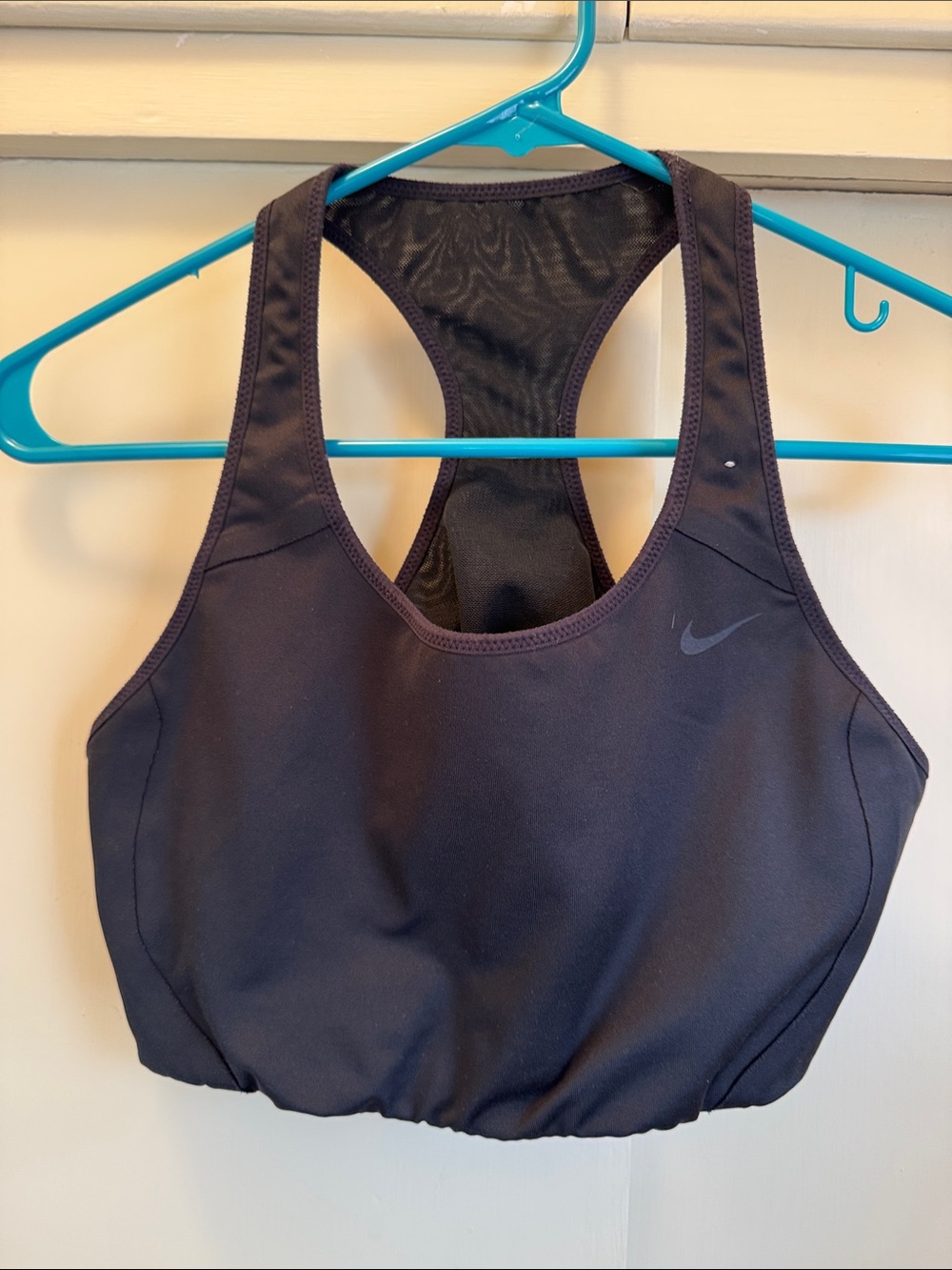 Nike Black Racerback Medium-Impact Sports Bra